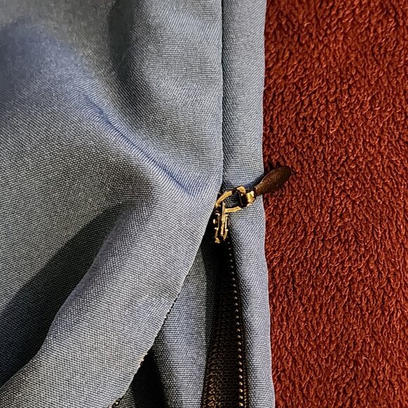 Men's Jogger Pants Pockets Side Zips Blue Size Medium - Picture 8 of 15